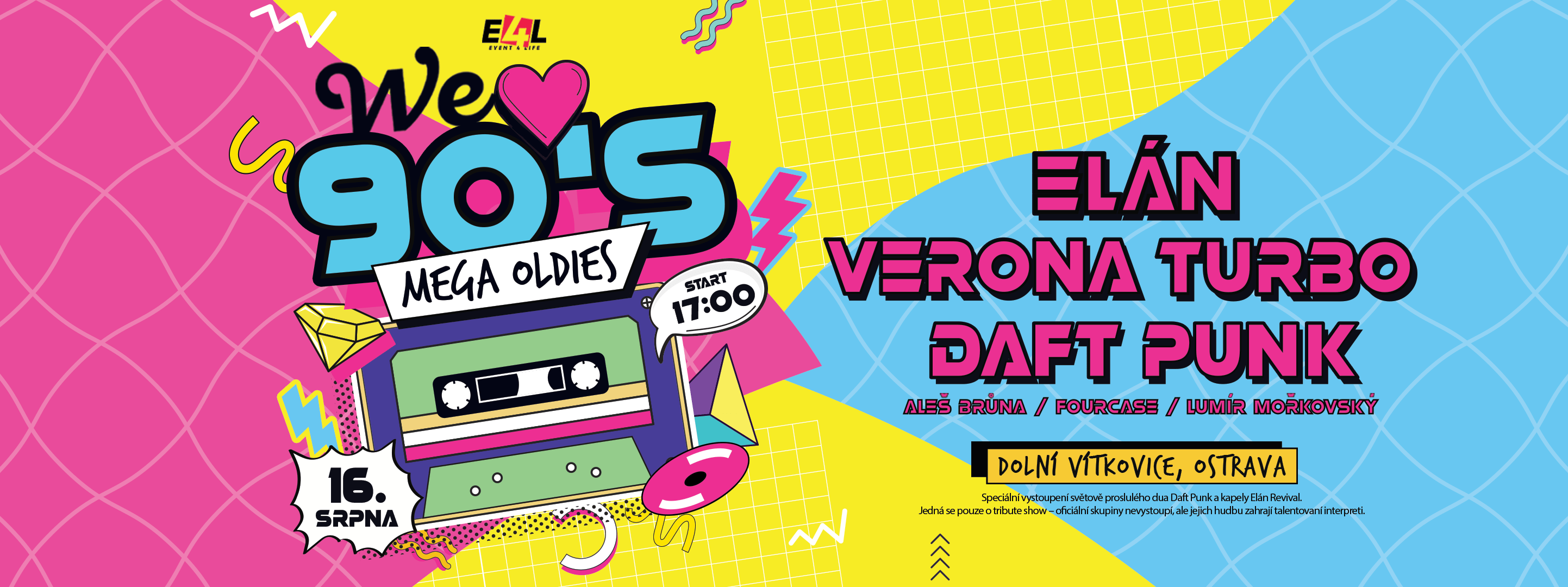 Mega Oldies Ostrava festival banner